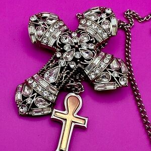 Vintage cross jewelry bundle